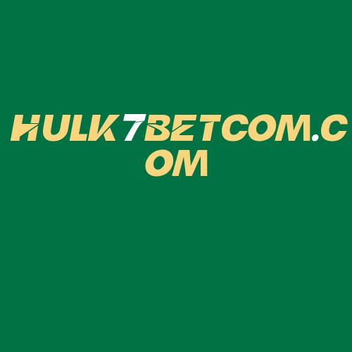 Logo da HULK7BETCOM